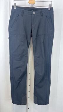 KUHL Klash Pants Flat Front Zip Fly Zip Ankle Gusset Softshell Gray Size 4 x 30